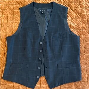 INC Black and Grey Vest